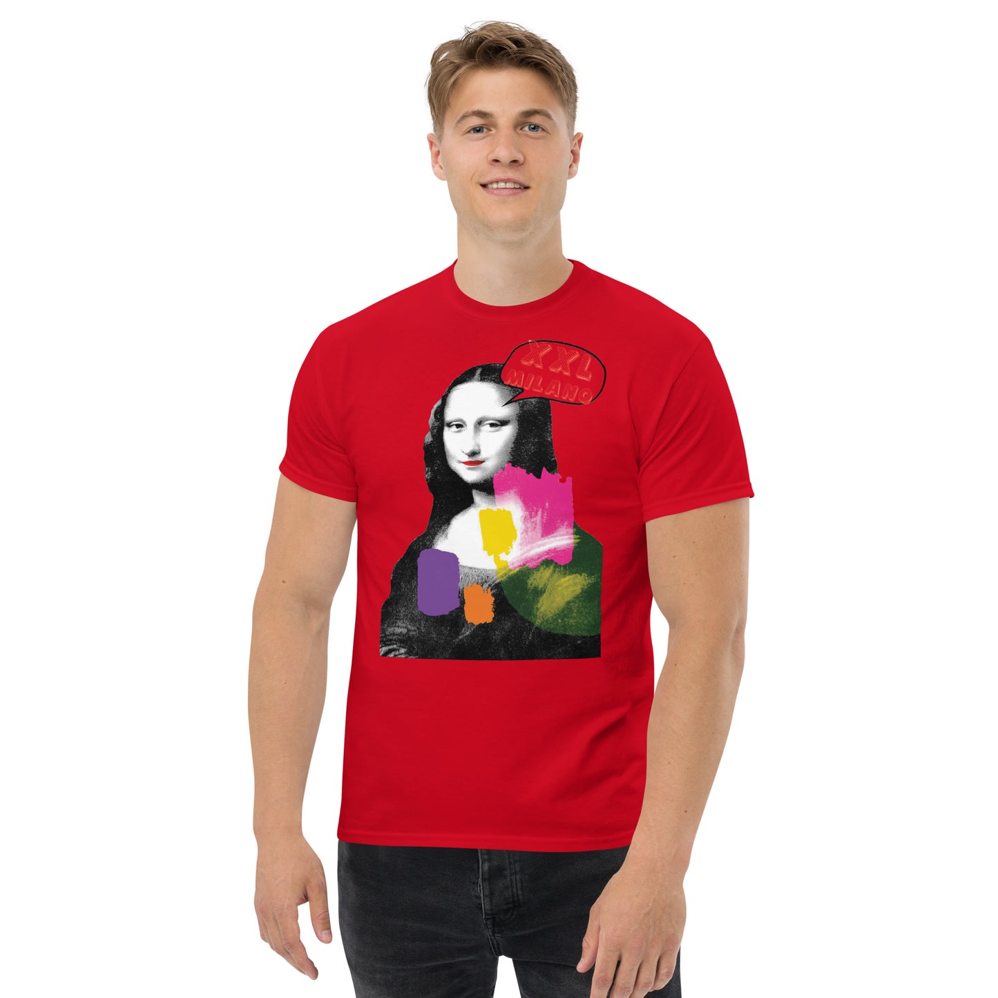 Klassiek heren-T-shirt