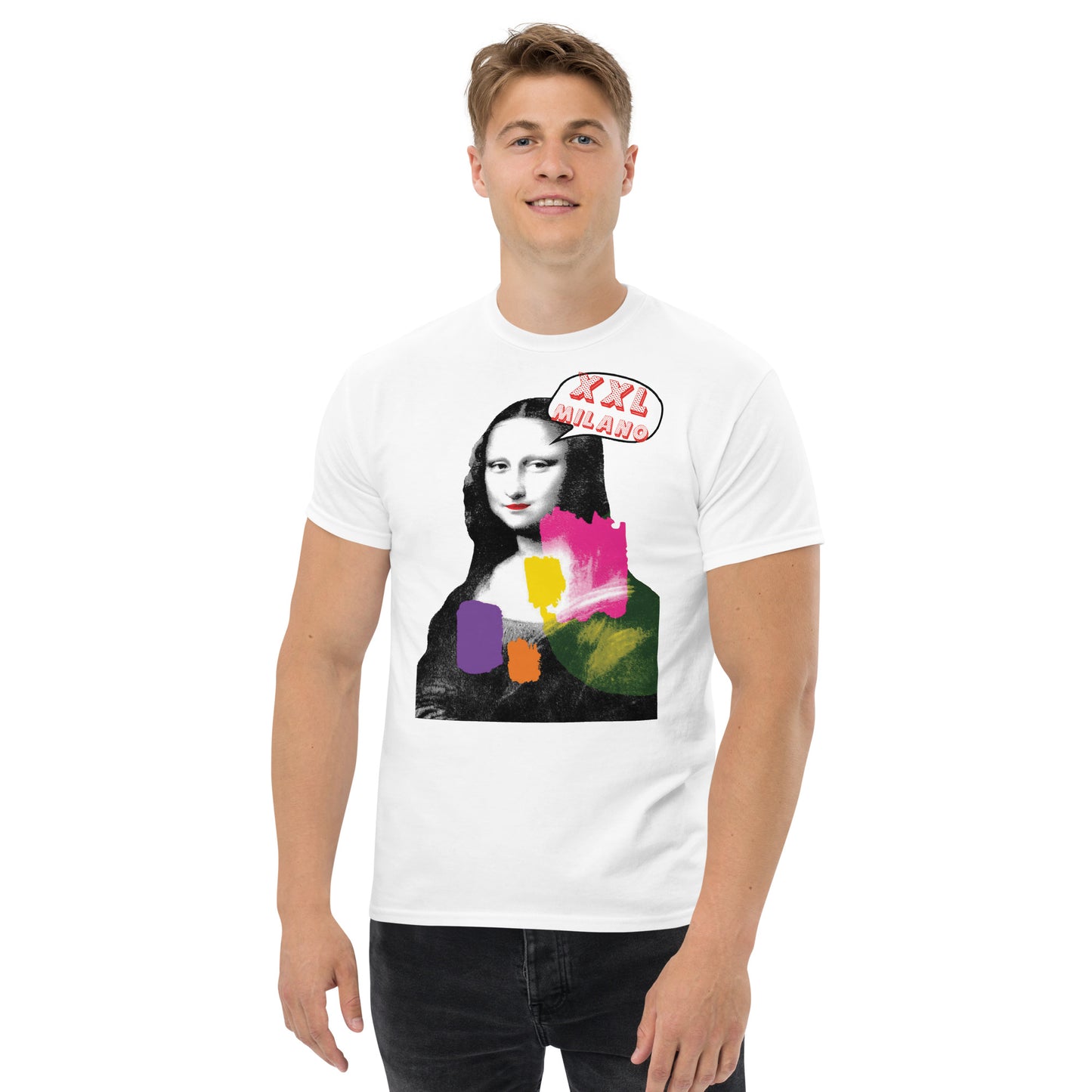 Klassiek heren-T-shirt