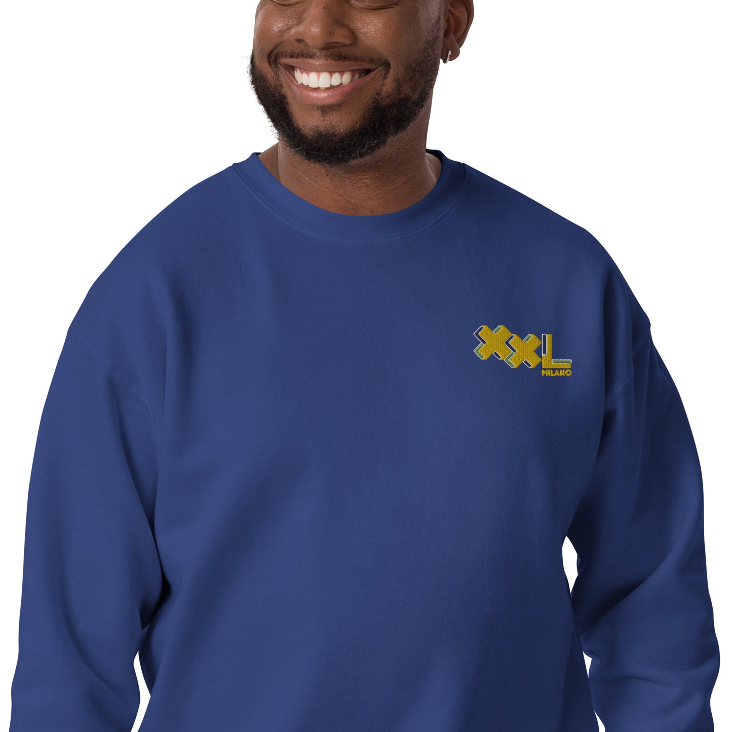 Hochwertiges Unisex-Sweatshirt mit Stickerei
