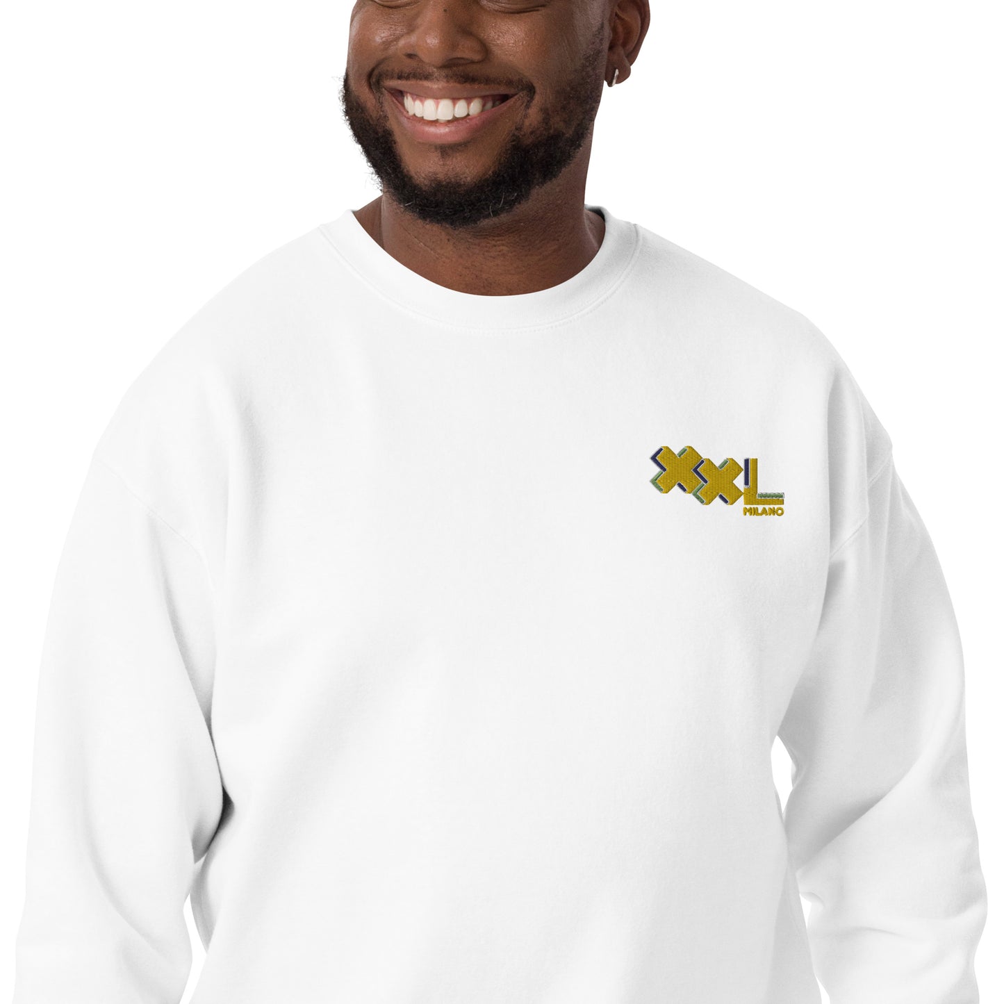 Hochwertiges Unisex-Sweatshirt mit Stickerei
