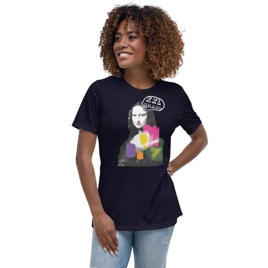 T-shirt relaxte pasvorm donna